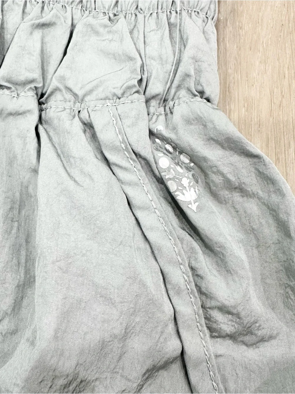 Free people movement the way home run high rise shorts small black and grey